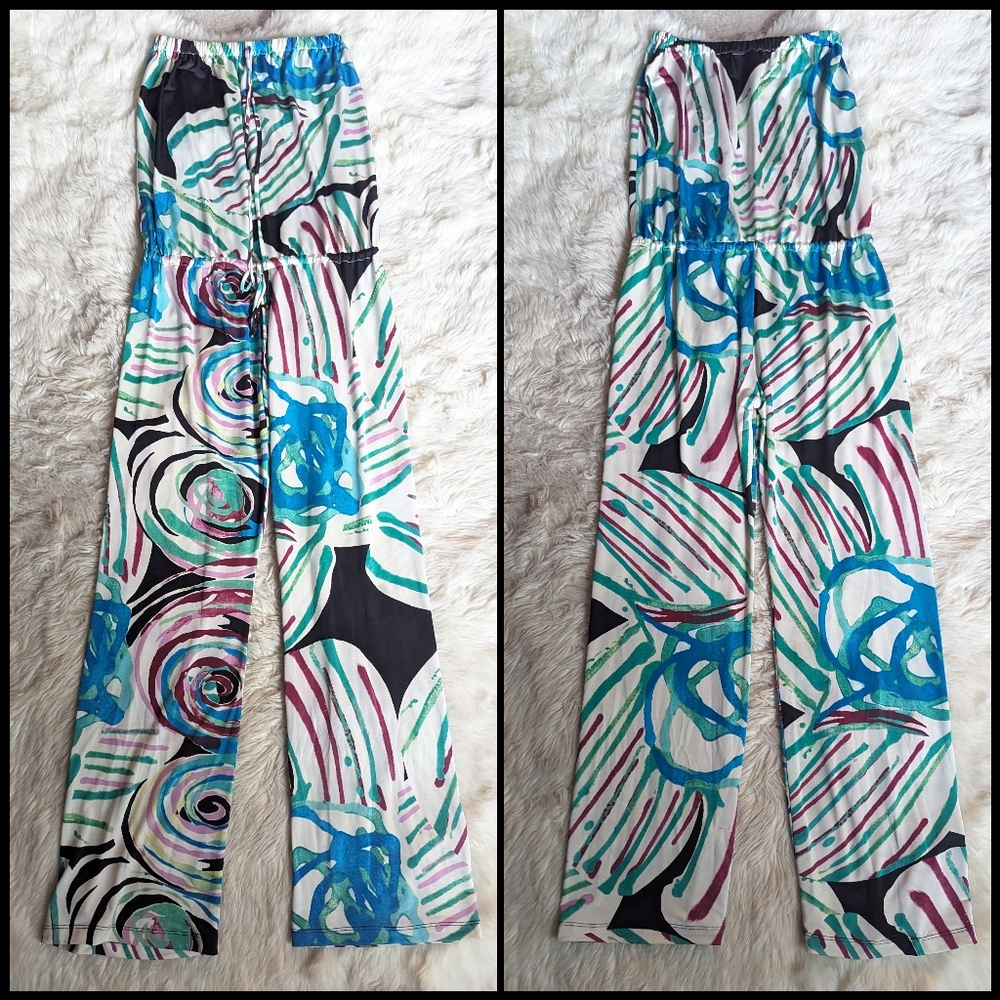 Euc Alexis Abstract Print Jumpsuit - image 2